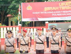 Tiga Pejabat Utama Polres Halsel Berganti, Djamalullail Mustafa Jabat Kasat Intelkam