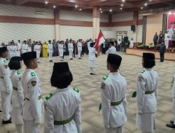 Bupati Rusli Kukuhkan Paskibraka Morotai 2025