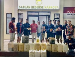 Polisi Ungkap Produksi Miras Oplosan di Halmahera Utara 