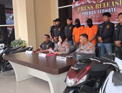 Polres Ternate Tangkap Dua Pelaku Pencuri Motor, Satu Masih Diburu
