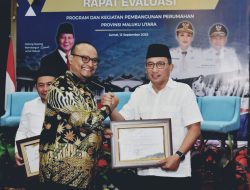 Wali Kota Ternate Terima Penghargaan dari Kementerian PKP