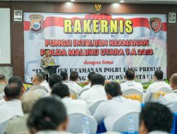 Buka Rakernis, Kapolda Maluku Utara Tekankan Peran Intelijen Hadapi Ancaman Keamanan 