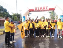 Bupati Halmahera Utara Hadiri Jalan Santai Peringati HUT Bhayangkara ke-79