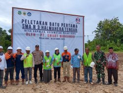 Peduli Terhadap Pendidikan, PT Smart Marsindo Bangun Gedung Baru SMAN 3 Halmahera Tengah