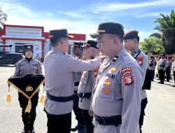 Kapolres Halmahera Timur Kukuhkan Pamapta, Tekankan Pelayanan Publik 
