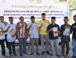Komitmen NHM dalam Pembangunan Sosial: Peresmian Masjid-Proyek Air Bersih di 5 Desa