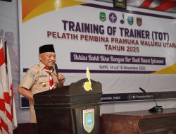 Sarbin Apresiasi Kontribusi Nyata Pramuka di Maluku Utara 