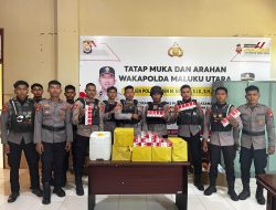 Polisi Amankan Captikus dan Rokok Ilegal di Taliabu