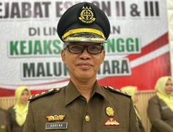 Eks Kajari Morotai Dilantik Jadi Asisten Pemulihan Aset Kejati Malut