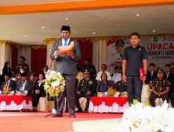 Pimpin Upacara Hari Pahlawan, Wabup Halmahera Utara Bacakan Amanat Mensos