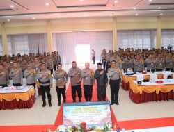 Kapolda Malut Buka Apel Kasatwil, Dorong Transformasi Polri yang Profesional