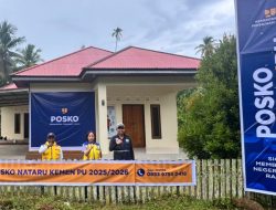 BPJN Maluku Utara Siagakan Posko Nataru di Ruas Jalan Nasional WMMS