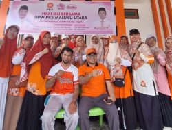 Semarak Hari Ibu, PKS Malut Gelar Fun Walk dan Berbagi Santunan