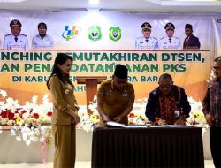 Pemprov Luncurkan Pemutakhiran DTSEN di Halmahera Barat 