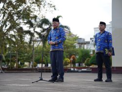Pimpin Upacara HKN, Wagub Malut Ingatkan ASN Tingkatkan Disiplin dan Kinerja 