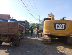 Pascabanjir Halmahera Utara, Akses Jalan Loloda Utara Kembali Dibuka  