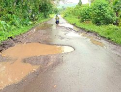 Jalan Rusak Jadi Penyebab Kecelakaan Lalu Lintas di Pulau Morotai