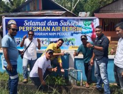 NHM Pulihkan Fasilitas Air Bersih di Pasir Putih, Warga Tak Lagi Kesulitan