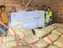 Banjir Desa Yaba, Harita Nickel Salurkan Bantuan untuk Warga Terdampak