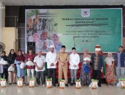 Yayasan Bina Dhuafa Bagikan Ratusan Paket Sembako di Ternate
