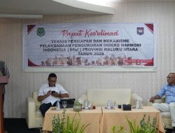 Pemprov Maluku Utara Gelar Rakor Pengukuran Indeks Harmoni Indonesia