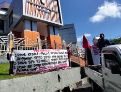 Perjalanan Dinas 26 Miliar Disorot, DPRD Ternate Digeruduk Massa Aksi