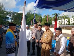 Sekda Halut Lepas Keberangkatan Calon Jemaah Haji, Doakan Pulang Sehat dan Mabrur