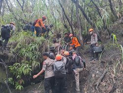 Satu Pendaki Gunung Dukono Ditemukan Meninggal, Proses Evakuasi Sempat Terkendala Cuaca