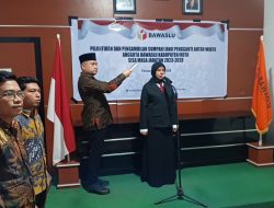 Putri Nurdiana Dilantik jadi Anggota PAW Bawaslu Kota Ternate