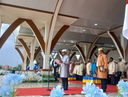 Bupati Ubaid Pimpin Upacara HUT ke-23 Kabupaten Halmahera Timur 