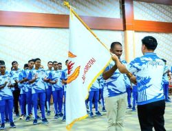 Pesan Wabup Morotai Lepas Kontingen Porprov: Junjung Tinggi Sportivitas 