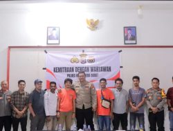 Polres Halbar Perkuat Sinergi dengan Wartawan, Bangun Komunikasi Terbuka Jaga Kamtibmas