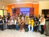 Duta Humas Polda Malut dan Mahasiswa KKN Unkhair Ajak Warga Bijak Bermedsos