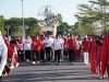 Wagub Malut dan Ratusan Pelajar Kibarkan Semangat Persatuan Lewat Kirab Merah Putih