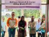 Dukung Kemandirian Ekonomi Lokal, PT Position Serahkan Rumah Produksi Sagu Desa Wailukum
