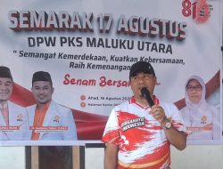 Semarak 17 Agustus, PKS Maluku Utara Gelar Senam dan Lomba Bersama