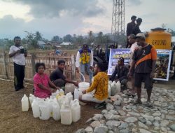 BWS Maluku Utara Salurkan Ribuan Liter Air Bersih ke Desa Sumbong Taliabu Selatan