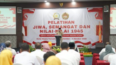 Pelatihan JSN 45 Resmi Ditutup, Wagub Sarbin Apresiasi Para Kepala Sekolah 