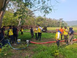 Atasi Kekeringan, Pengairan Lahan Sawah di Lembah Asri dan Wairoro Halteng Mulai Berjalan
