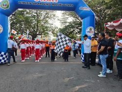Wagub Sarbin Lepas Lomba Gerak Jalan Indah Tingkat Pelajar, 40 Regu Siap Tampil Terbaik