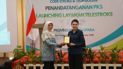 Launching Layanan Telestroke di Maluku Utara, Gubernur Sherly Ingatkan Tiga Hal