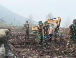 Satgas Gabungan Terus Berupaya Padamkan Api di TPA Ternate