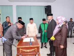 Wali Kota Ternate Lantik 11 Pimpinan OPD, Kepala Dinas Perpustakaan Ditangguhkan