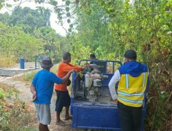 Tangani Kekeringan, BWS Maluku Utara Terjunkan Pompa Air di Desa Mekarsari